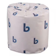 4 in. x 3 in. White Septic Safe 2-Ply Toilet Paper, 400-Sheets Per Roll, (9-Roll