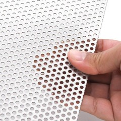 11.8 Inch Stainless Steel Perforated Metal Sheet 0.12 Inch Holes Panel