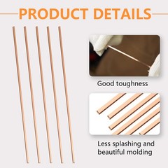 10-40 Sticks Brazing Rod BCuP-5 15% Silver for HVAC & Industrial Applications