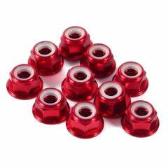 10/20/50/100X M2/3/4/5/6 Colorful Nylon Insert Self-Lock Aluminum Hex Nuts 2021