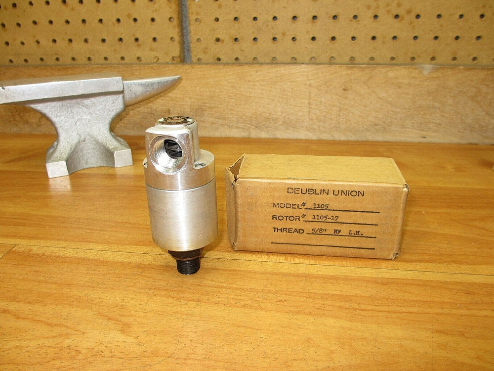 Deublin 1105 *NEW* Rotary Union Rotor 1105-17 Thread 5/8″ NF L.H.