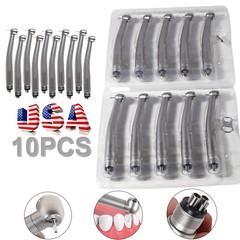10 Askeadent Dental High Speed Handpiece Push Button Turbine Single Spray