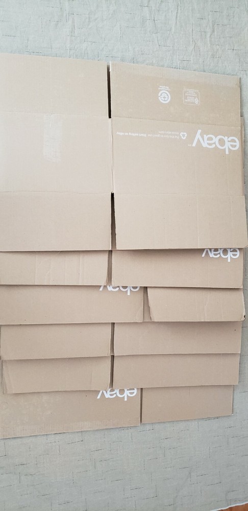 Lot 10 eBay-Branded Boxes With ebay Logo 16″ x 12″ x 8″
