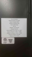 NEW 400A RPP 415/240VAC 3PH 4W Control Panel RPP-415-000 Remote Power Panel BCM