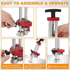 Single-Station Sheet Metal Roller Bender | 0-100° Angle, 5-75mm Depth