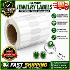 500Pcs Jewelry Tags Roll Price Identify Jewelry Price Tags Stickers Labels Ring