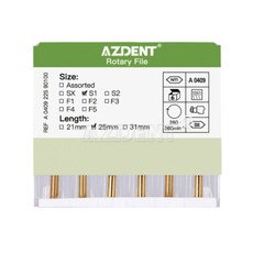 Dental Endodontic Heat-Activated NiTi Rotary Files for Engine Use SX-F3 19-25mm