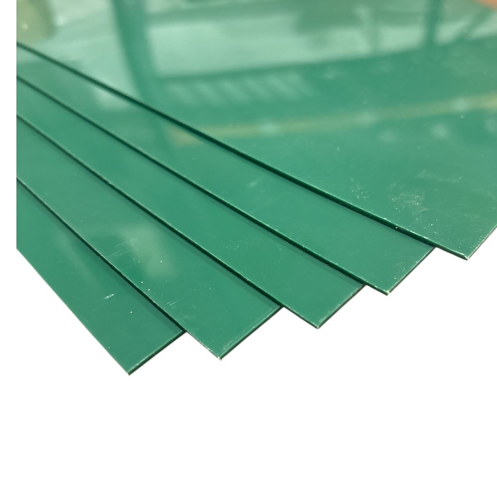0.060″ x 12″ x 18″, HDPE Plastic Sheet, Green (Pack of 5)