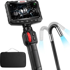6.5ft 0.24 in Ultra Mini Two-Way Articulating Borescope Camera with Light