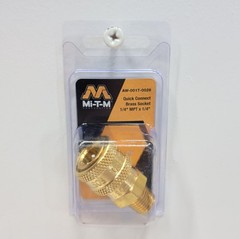 Mi‑T‑M AW‑0017‑0028 Quick Connect Adapter 1/4″ Socket x 1/4″ MNP New