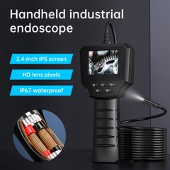 1080P HD LED Handheld Industrial Endoscope 8mm Borescope Inspection Snake Camera