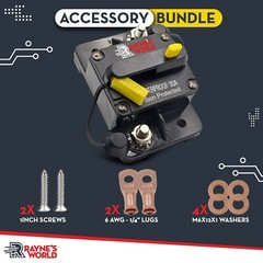 30A-300A Amp Waterproof Circuit Breaker Auto/Marine/Solar 12-48V DC Manual Reset