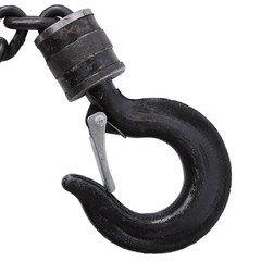 Manual Chain Hoist | 1 Ton / 2200 lbs Capacity | 2 Hooks | 10ft / 3Meters Lift