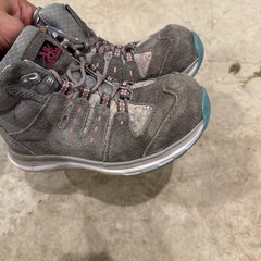 Moxie Trades Trisha MT21404 Women’s US 7 Boots Gray Suede Lace-Up Work Boots