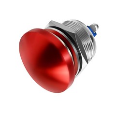 Red Mushroom Head Momentary Push Button Switch IP65 Waterproof 12V 24V 110V 250V
