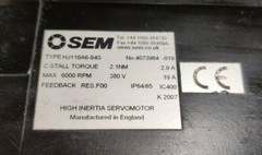 Sem Servo Motor HJ116A6-64S 1159-8888BH High INERTIA Bridgeport EZ vision Haas