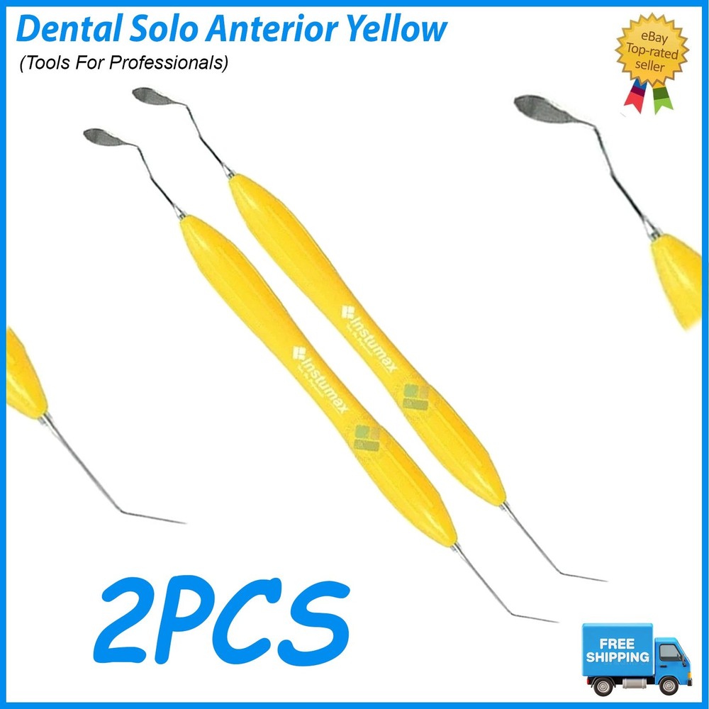 Solo Anterior Dental Composite Filling Instruments Restorative Silicone Handle
