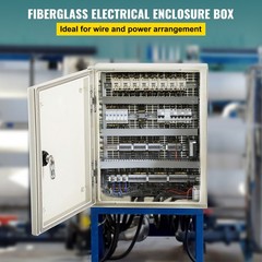 12” 16” 20″ Fiberglass Electrical Enclosure IP66 Junction Box Outdoor