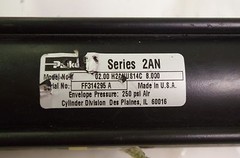 PARKER PNEUMATIC CYLINDER SERIES 2AN # 02.00H2ANUS14C STROKE: 8.0″ HC-309