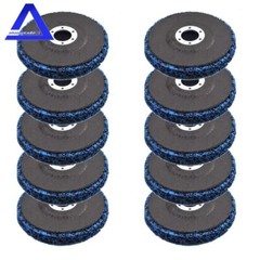 10 Pack 4.5”x7/8″ Poly Strip Disc Wheel Paint Rust Removal Clean Angle Grinder