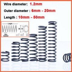 Compression Spring Various Size 6-20mm Diameter & 10-50mm Length Pressure Small