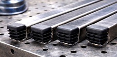 1″ x 1/2” Rectangle Tube Plugs Rectangular Tubing Cap Various Pack Sizes