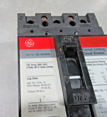 GENERAL ELECTRIC TEL136150WL Circuit Breaker 3P, 150A, 600V *FAST SHIPPING*
