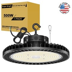75000Lumens LED UFO High Bay Light 500W/400W/300W Commercial Warehouse 100V-277V