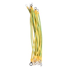 Ground Wire 10cm/20cm/30cm 20pcs BVR Solar PV Ground Wire Yellow-green