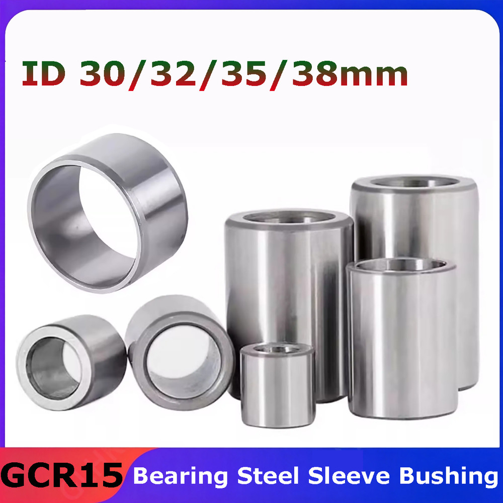 Bearing Steel Sleeve Bushing ID 30/32/35/38mm Wear-Resistant Standoff Spacers