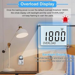 Upgraded Watt Meter Power Meter Plug Home Energy Monitor Electricity Usage Usage
