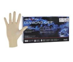 *1,000-Gloves* MicroFlex Diamond Grip Powder-Free Latex Exam X-Small MF-300-XS