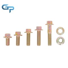 M6 M8 M10 EXTERNAL HEX DRIVE FLANGE BOLTS ASSORTMENT KIT FOR INDUSTRIAL 521PCS