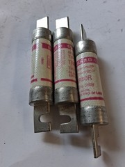 Lot Of 3 Ferraz Shawmut TR80R Time Delay 80 250V AC Fuse