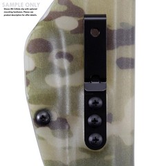 HolsterSmith Universal Metal Belt Clip for Holster Making – (Model 5) – (3-Ho…