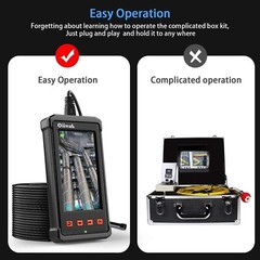 Industrial Endoscope Borescope Camera for Pipe Sewer Drain Plumbing Inspect 50FT