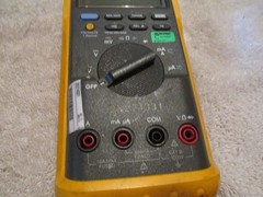 FLUKE 87 III TRUE RMS MULTIMETER W/ CASE BOEING AIRCRAFT FACTORY SURPLUS TOOL