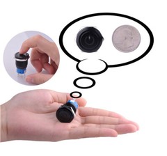 19mm 12V LED Power Symbol ON-OFF Car Push Button Switch Latch Metal Toggle SPDT