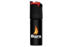 2 Pack BURN Pepper Spray 1/2oz Self Defense Keychain Case Molded OC Black