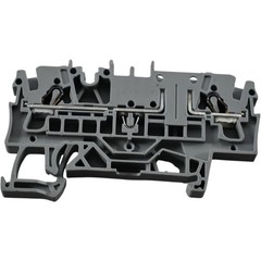 Lot of 13 NEW WAGO 2002-1661 TOPJOB S 2-Conductor Carrier Terminal Block Gray