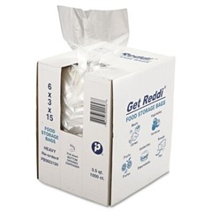 Inteplast Group PB060315H 3.5 qt 1 mil. 6″ x 15″ Food Bags – Clear (1000/CT) New