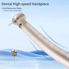 Quiet Dental High Speed Handpiece Push Button Turbine 2Hole/4Hole Ф1.59mm-1.60mm