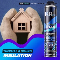 Spray Foam Insulation Can (12 x 23.1 oz. (655 g)) Expanding Foam Sealant