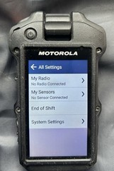 Motorola Si500 Body-Worn Camera | Powers On