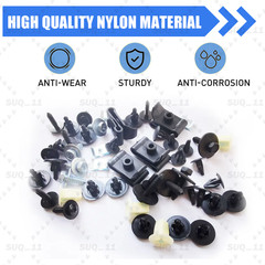 50Pcs Engine Splash Shield Fender Bumper Screw Clips Rivet Fastener For Toyota