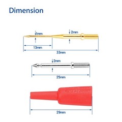 23 in 1 Multimeter Test Lead Kit Electrical Alligator for Meter Clip Probe