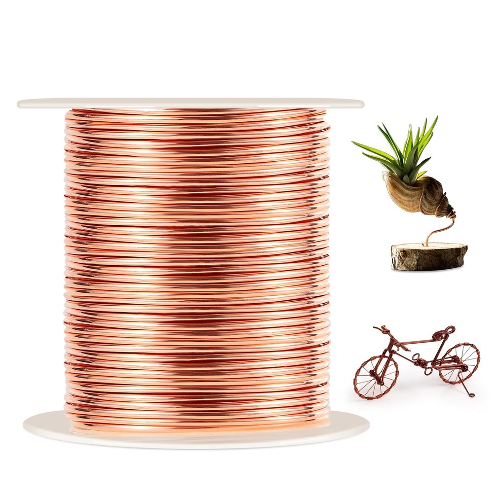 99.9% Soft Copper Wire, 20 Gauge/ 0.8 mm Diameter, 328 Feet / 100m, 1 Pound S…
