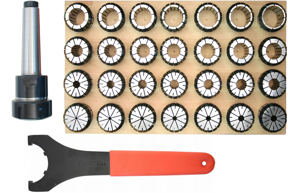 22241 set collets ER40 28pcs 3-30mm Collet Chuck MK3 ER40