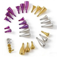 US Dental NC/RC Healing Abutment Closure Cap Bone Level Titanium Fits Straumann