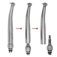 1-10 Yabangbang Dental Turbine High Speed Handpiece w/4H Quick Coupler Swivel EZ